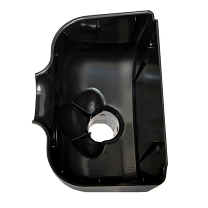 Proper Hopper Black – Rainwater Hopper Head (65mm / 68mm) Roof-level rainwater hopper head, conductor head, leader head, or scupper box that's designed to maintain water flow under blockage, provide visible overflow warning, and protect the building from sustained hidden water damage.