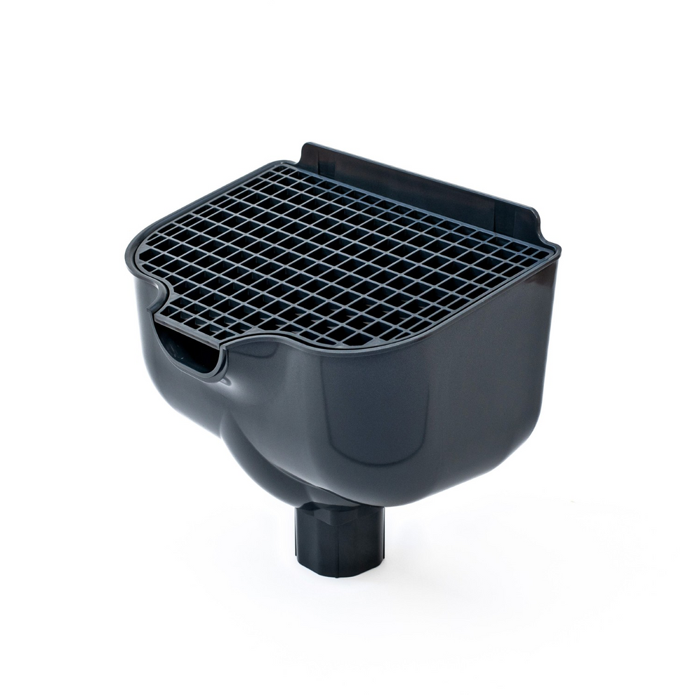 Proper Hopper - Grey | Roof-level Rainwater Hopper Head Blockage-Free